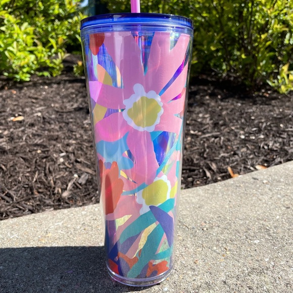 Starbucks Floral 24oz Tumbler Summer 2021 - Picture 4 of 6